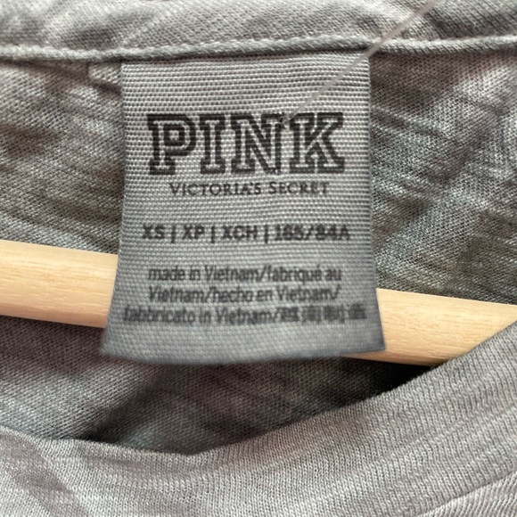 Pink Victoria Secret Grey T-shirt - Picture 5 of 6